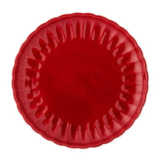 Bord aardewerk rood Latina 27cm van Bloomingville, vanuit een aanvullend productaanzicht