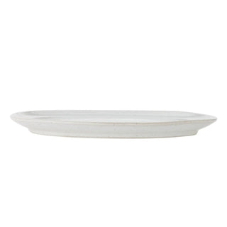 Bord aardewerk wit Addison 26cm van Bloomingville, van bovenaf met vorm en indeling zichtbaar
