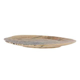 Bord aardewerk zwart Larken 27cm van Bloomingville, aan de achterzijde met afwerking zichtbaar