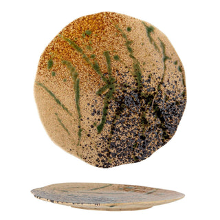 Bord aardewerk zwart Larken 27cm van Bloomingville, duidelijk als hoofdfoto afgebeeld