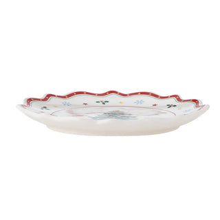 Bord keramiek rood Naive 17cm van Bloomingville, vanuit een aanvullend productaanzicht