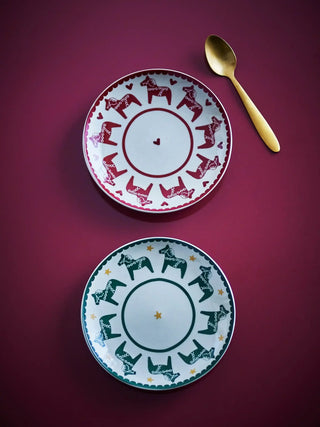 Bord multi Siffer 16cm- set van 2 van Bloomingville, toegepast in een sfeervolle interieursetting