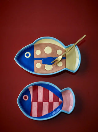 Bord Willy 20cm - set van 2 van Bloomingville, toegepast in een sfeervolle interieursetting
