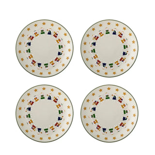 Borden aardewerk beige Peo 16cm - 4 stuks van Bloomingville, duidelijk als hoofdfoto afgebeeld