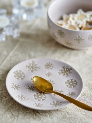 Borden naturel Snowie 15cm - 4 stuks van Bloomingville, toegepast in een sfeervolle interieursetting