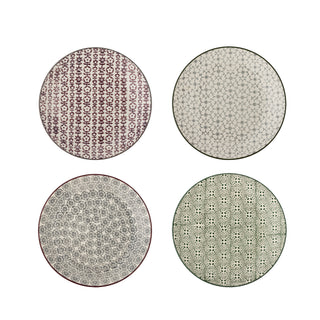 Bordenset Karine aardewerk Ø20 cm - set van 4 van Bloomingville, duidelijk als hoofdfoto afgebeeld