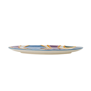 Bordenset Salacia blauw Ø18 cm - 4 stuks van Bloomingville, vanuit een aanvullend productaanzicht