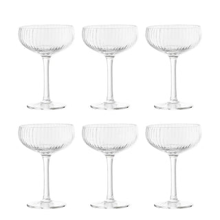 Champagneglas transparant Astrid - 6 stuks van Bloomingville, duidelijk als hoofdfoto afgebeeld