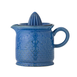 Citroenpers aardewerk blauw Liselu van Bloomingville, aan de achterzijde met afwerking zichtbaar