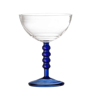 Cocktailglas glas blauw Noemi van Bloomingville, duidelijk als hoofdfoto afgebeeld
