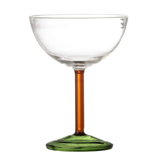 Cocktailglas glas groen Martine van Bloomingville, duidelijk als hoofdfoto afgebeeld