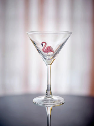 Cocktailglas glas helder Misa van Bloomingville, toegepast in een sfeervolle interieursetting
