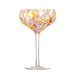 Cocktailglas glas roze Lilya van Bloomingville, duidelijk als hoofdfoto afgebeeld