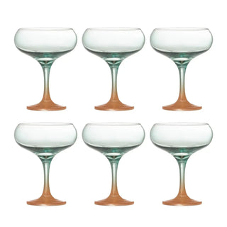Cocktailglazen glas Signe - 6 stuks van Bloomingville, duidelijk als hoofdfoto afgebeeld