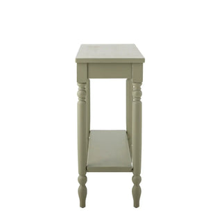 Consoletafel grenen groen Salla 106cm van Bloomingville, aan de achterzijde met constructie zichtbaar