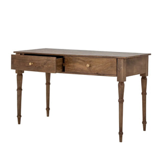 Consoletafel mangohout bruin Betton 127cm van Bloomingville, met stof en structuur van dichtbij zichtbaar