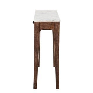 Consoletafel mangohout bruin Hauge 79cm van Bloomingville, aan de achterzijde met constructie zichtbaar