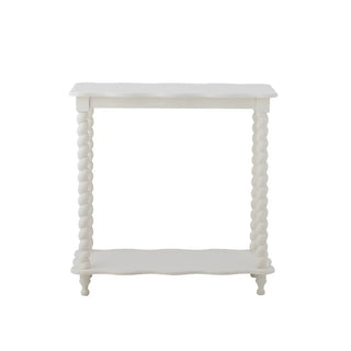 Consoletafel mdf wit bia 60cm van Bloomingville, van bovenaf met vorm en indeling zichtbaar