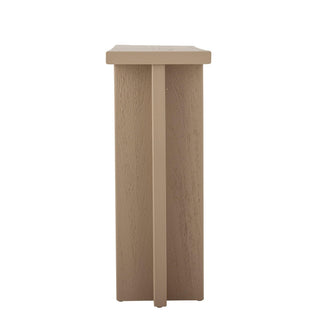 Consoletafel naturel Cupa 32×80×110 cm van Bloomingville, aan de achterzijde met constructie zichtbaar