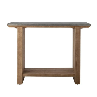 Consoletafel vurenhout bruin Riva 110cm van Bloomingville, vanuit een aanvullend productaanzicht