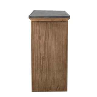Consoletafel vurenhout bruin Riva 110cm van Bloomingville, van bovenaf met vorm en indeling zichtbaar