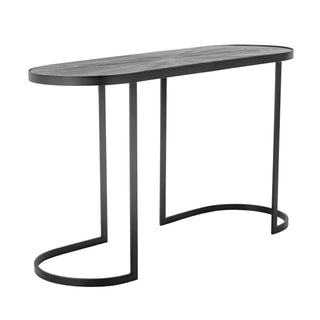 Consoletafel vurenhout zwart Carter 110cm van Bloomingville, van bovenaf met vorm en indeling zichtbaar