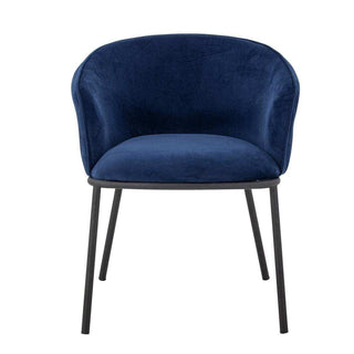 Cortone eetkamerstoel blauw van Bloomingville, vanuit een aanvullend productaanzicht