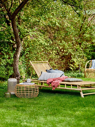 Daybed bamboe nature Sole van Bloomingville, van dichtbij met materiaal en afwerking zichtbaar