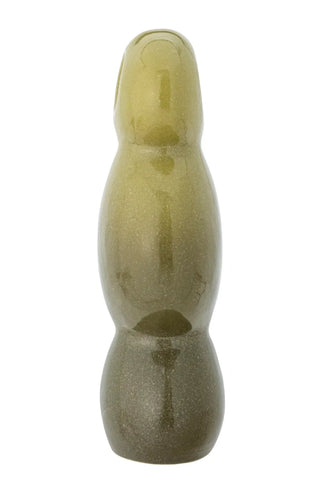 Decobeeld aardewerk groen Kaui 33cm van Bloomingville, aan de achterzijde met afwerking zichtbaar
