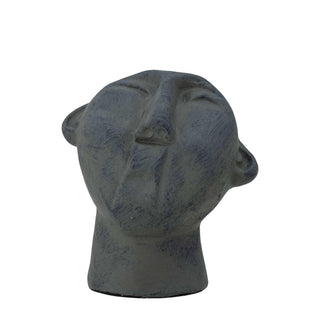 Decoratiebeeld terracotta zwart Vesla 8cm van Bloomingville, duidelijk als hoofdfoto afgebeeld