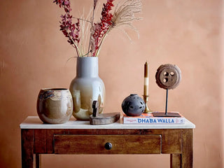 Decoratiestuk hergebruikt hout bruin Sashia 14cm van Bloomingville, in een gestileerde detailopstelling