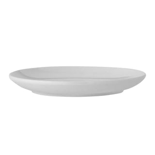 Dessertbord Eat wit Wendy 15cm van Bloomingville, schuin bekeken met vorm en afwerking zichtbaar
