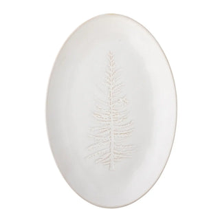 Dienblad aardewerk nature Winter 31cm van Bloomingville, duidelijk als hoofdfoto afgebeeld