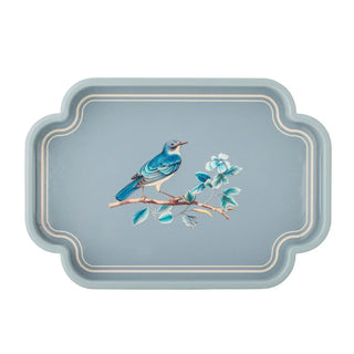 Dienblad hout blauw Meggie 35cm van Bloomingville, duidelijk als hoofdfoto afgebeeld