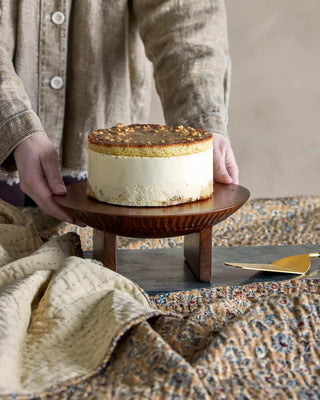 Dienblad mango bruin Miho 25cm van Bloomingville, toegepast in een sfeervolle interieursetting