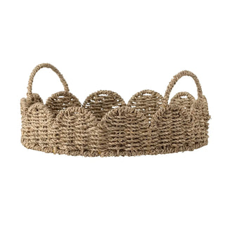 Dienblad zeegras naturel Brea - 35cm van Bloomingville, duidelijk als hoofdfoto afgebeeld