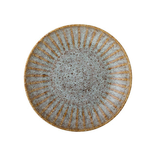 Diep bord aardewerk beige/naturel Fleur 22cm van Bloomingville, vanuit een aanvullend productaanzicht