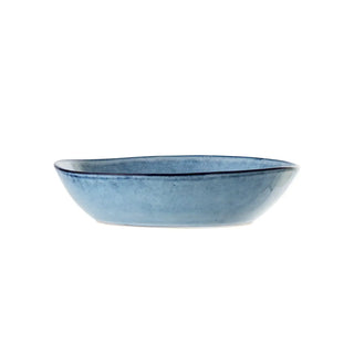 Diep bord aardewerk blauw Sandrine 22cm van Bloomingville, vanuit een aanvullend productaanzicht