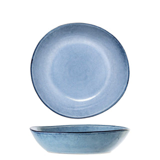 Diep bord aardewerk blauw Sandrine 22cm van Bloomingville, duidelijk als hoofdfoto afgebeeld