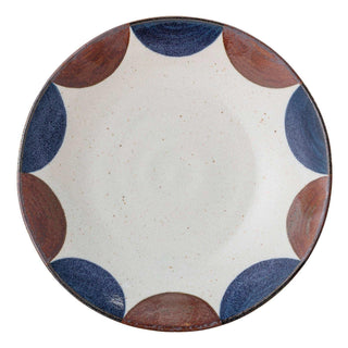 Diep bord porselein blauw Camellia 22cm van Bloomingville, duidelijk als hoofdfoto afgebeeld