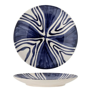 Dinerbord aardewerk blauw Shama 27cm van Bloomingville, duidelijk als hoofdfoto afgebeeld