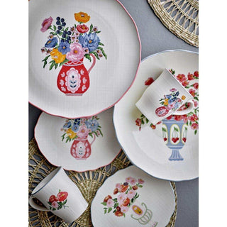 Dorothy bord blauw 20cm van Bloomingville, vanuit een aanvullend productaanzicht
