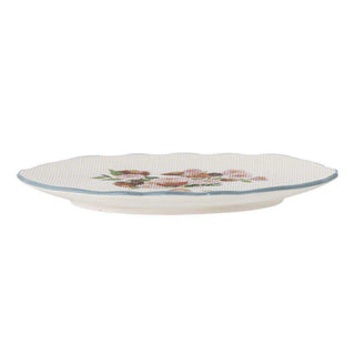 Dorothy bord blauw 20cm van Bloomingville, van bovenaf met vorm en indeling zichtbaar