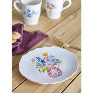 Dorothy bord rose 20cm van Bloomingville, toegepast in een sfeervolle interieursetting
