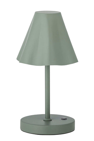 Draadloze tafellamp metaal groen Lianna 28cm van Bloomingville, duidelijk als hoofdfoto afgebeeld