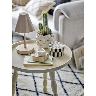 Draagbare lamp Lianna naturel 28cm van Bloomingville, toegepast in een sfeervolle interieursetting
