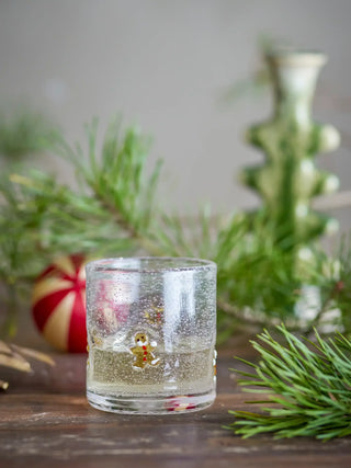 Drinkglas glas helder Debra van Bloomingville, toegepast in een sfeervolle interieursetting