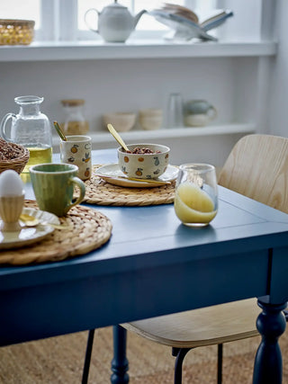 Drinkglas glas nature Ballard set van 4 van Bloomingville, toegepast in een sfeervolle interieursetting