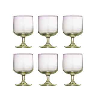 Drinkglas glas paars Luciana - 6 stuks van Bloomingville, duidelijk als hoofdfoto afgebeeld
