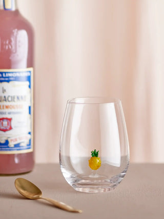 Drinkglas Misa Ananas - 560ml van Bloomingville, toegepast in een sfeervolle interieursetting